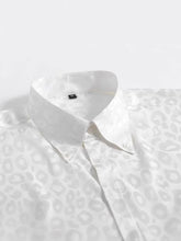 Men's Leopard Button Down Satin Shirt